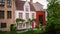 Beautiful View Of Authentic Houses Above The Canal In The Belgian City Of Bruges