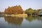 Beautiful view of Bacheng Ecological Wetland Park during autumn session