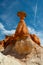 Beautiful view of badland and hoodoos at toadstool hoodoos site, Utah, USA