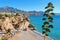 Beautiful view from Balcon de Europa, Nerja, Spain. Costa del Sol coast
