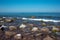 Beautiful view of the Baltic Sea. Beach and stones. KÃ¶nigsberg