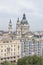 Beautiful view of the Basilica of Saint Stephen and the historic center of Budapest