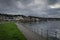 Beautiful view of the bay at Oban on a cloudy day, Scotland