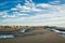 Beautiful view of the beach in Blackpool