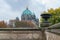Beautiful view of Berlin Cathedral Berliner Dom from famous Altes Museum