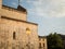 Beautiful view of the Besalu village church in Catalonia