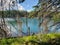 Beautiful view on the Blue Lakes Hiking Trail during the summer at Duck Mountain Provincial Park, Manitoba, Canada