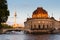 Beautiful view of the Bode Museum and Berlin TV tower