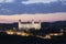 Beautiful view of the Bratislava castle on the banks of the Danube in the old town of Bratislava, Slovakia