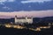 Beautiful view of the Bratislava castle on the banks of the Danube in the old town of Bratislava, Slovakia