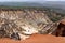 Beautiful view of the canyon erosion furrows, in the reserve Tsingy Ankarana, Madagascar