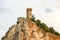 Beautiful view of Caprona Tower (Torretta Di Caprona) near Pisa