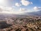 Beautiful view of Caracas at sunset.