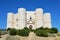 Beautiful view of Castel del Monte, the famous castle built in an octagonal shape by the Holy Roman Emperor Frederick II in the 13