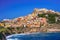 Beautiful view of Castelsardo town, Sardinia island, Italy.