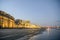 Beautiful view of the Castle and beach in Larnaka, Cyprus