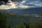 Beautiful view of the castle ruins drachenfels