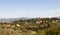 Beautiful view of the church of San Miniato al Monte from Forte Belvedere in Florence