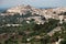 Beautiful view of the city of Ostuni before sunset. Ostuni, Puglia, Italy