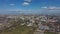 Beautiful view of the cityscape of Bucharest seen from above