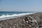 Beautiful view of the coast of the Aegean Sea on a Greek island of Kos