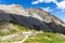 Beautiful view of Col d`Izoard mountain pass in Hautes Alpes, France