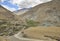 Beautiful view of Confluence of the Zanskar and Indus rivers in Nimmu Valley, Union Territory of Ladakh, INDIA.
