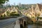 Beautiful view of the Cotswolds village of Castle Combe, England