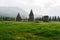 Beautiful view of the Dieng temple compound, Indonesia