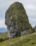 Beautiful view of the distinctive Pieralongia rocks in Puez Odles Naturepark in South Tyrol / Gardena Valley / ItalyBeautiful view