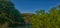 Beautiful view of a dome rock with trees foreground.