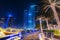Beautiful view of Dubai Marina promenade