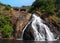 Beautiful view of the Dudhsagar waterfall in Goa