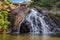 Beautiful view of the Dudhsagar waterfall in Goa, India
