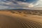 Beautiful view of the dunes of the Gobi Desert.