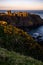 Beautiful view of the Dunnottar Castle on the northeast coast of Scotland