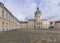 Beautiful view of the entrance courtyard of Charlottenburg Castle in Berlin, Germany