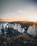 Beautiful view of the famous chalk cliffs at Alabaster Coast in Etretat, France