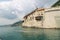 Beautiful view of famous Chateau de Chillon at Lake Geneva