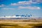 Beautiful view of the fields and mountains. Sweetgrass Hills.