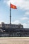 Beautiful view of the flag of Vietnam over the Citadel