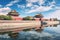 Beautiful view of the Forbidden City in Beijing, China. Copy space for text, Landscape view of the Forbidden City in Beijing,