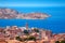 Beautiful view on Frioul Islands from Marseille