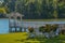 A beautiful view of the Gazebo on Silver Lake in Rehoboth Beach, Sussex County, Delaware