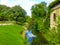 Beautiful view of Giardino Salvi Garden and Valmarana Loggia in Vicenza, Italy