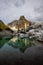 Beautiful View of a Glacier Lake in the Canadian Mountain Landscape