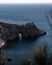 Beautiful view of grotto at the sea