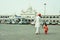 A beautiful view of gurudwara shri guru ka taal in Agra, India