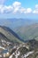 Beautiful view hiking in the Andorra Pyrenees Mountains in Ordino, near the Lakes of Tristaina