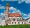 Beautiful view of historic Andechs Abbey in summer on a sunny day, district of Starnberg, Upper Bavaria, Germany